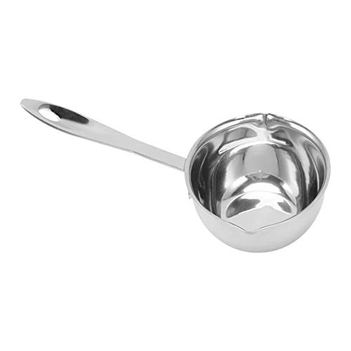 Chauffe-beurre, Mini Casserole Tout-en-un en Acier Inoxydable, Petite Casserole à Fond Plat à Induction, Outil de Cuisson pour Chauffe-beurre au Lait(150ML)