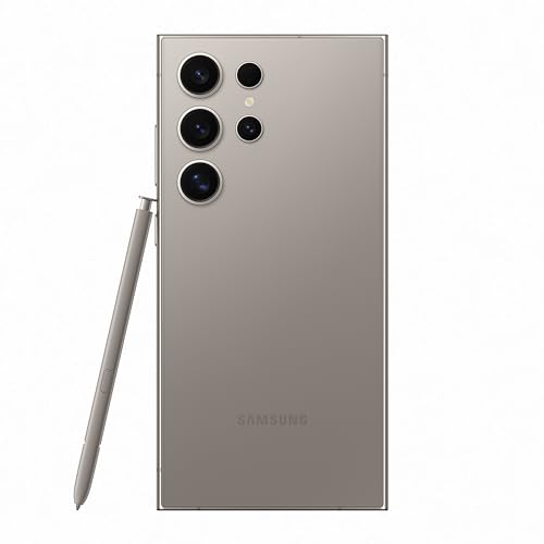 Image of (Refurbished) Samsung Galaxy S24 Ultra 5G AI Smartphone (Titanium Gray, 12GB, 512GB Storage)