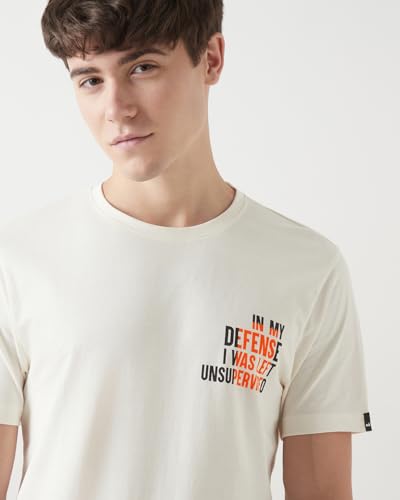 Image of Bewakoof Men's Cotton Jersey Typography Regular Fit Half Sleeve Round Neck T-Shirt | Tshirt for Man | Tshirt for Men Cotton | Tshirts for Men Stylish | Casual Wear | Street Wear