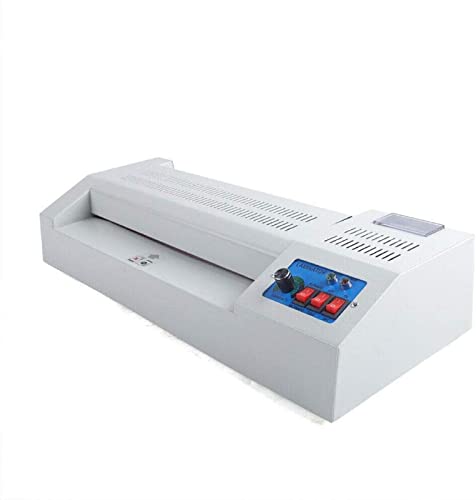 LYNICESHOP Thermal Laminator Machine, 13" Laminator Machine for A3/A4, 4 Roller System for Professional Finish Prevents Misfed Items, Hot Cold Film Laminating Document Paper Photo Laminator (C-50)