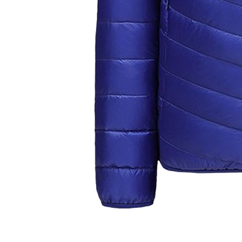 Chaqueta acolchada con capucha de invierno para hombre con cremallera completa 5