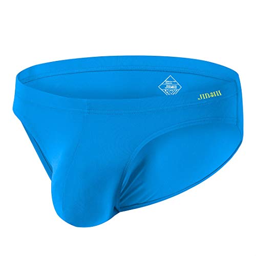 JINSHI Mens Big Pouch Briefs Underwear Bulge Enhancer Briefs