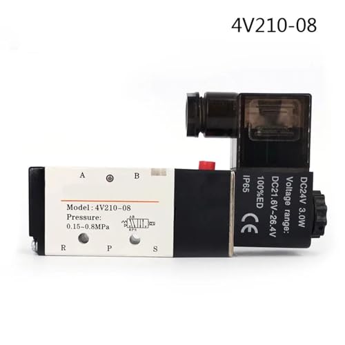 Électrovanne pneumatique 5 voies à commutation rapide et raccords PC 8mm