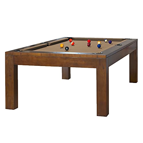 Billiard-Royal Billardtisch Pooltisch Modell Olivia Walnuss 7 ft. inkl Tischplatte mit hochwertigem K-55 Bandengummi und freier Tuchwahl