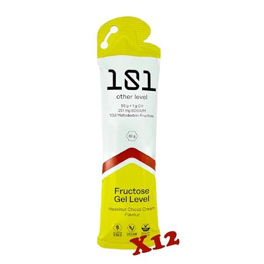 101 Other Level Gel Energetico Crema de Chocolate - Pack 12 Geles x 81 g - Geles Energeticos Ciclismo - Rico en Carbohidratos 56 gr, Maltodextrina y Fructosa - SIN GLUTEN - Vegano