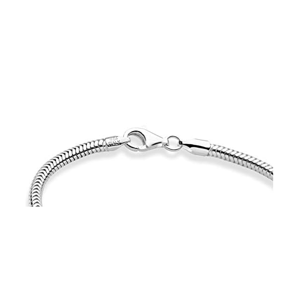 Miabella-Solid-925-Sterling-Silver-Italian-3mm-Snake-Chain-Bracelet-for-Women-Men-Teen-Girls-Charm-Bracelet-65-7-75-8-85-9-Inch-Made-in-Italy Miabella Solid 925 Sterling Silver Italian 3mm Snake Chain Bracelet for Women Men Teen Girls, Charm Bracelet, Made in Italy (Length 7.0 Inches (Small))