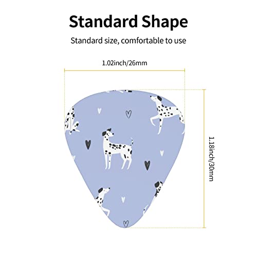 Lot de 12 médiators amusants en forme de chiens dalmatiens – Cadeau unique pour guitare basse électrique et acoustique - Les Beatles, Paul McCartney, John Lennon, RIngo Starr, George Harrison Lot de 12 médiators amusants en forme de chiens dalmatiens - Cadeau unique pour guitare basse électrique et acoustique – Image 5