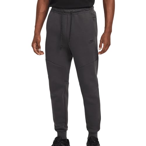 Nike Tech Men's Fleece Joggers Size-Large Black Anthracite