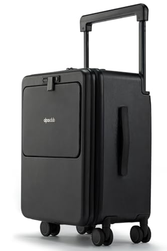 Alpas Club 21" Max Carry-On Hardside Spinner Luggage Black