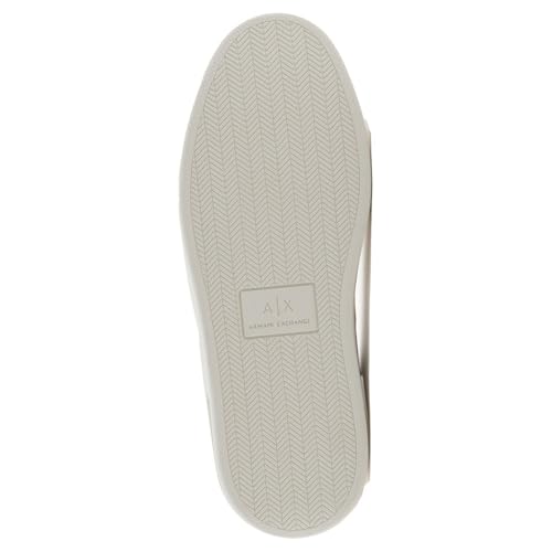 Armani Exchange Women's London Trainers, Off White Caram Cafe, 4 UK