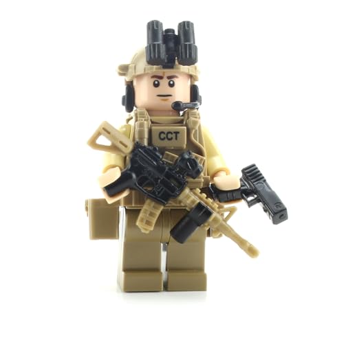 Battle Brick 1.6 Inches Tall CCT Air Force Special Operations Value Custom Minifigure | Genuine Military Minifig | Packaged in The USA | | Great Gift for Ages 8+ to Adult AFOL