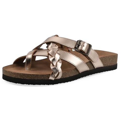 Image of White Mountain Women's Harrington Braided Footbed Sandal