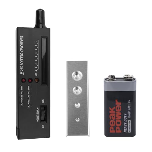 Hsthe Sea Testeur de conductivité Thermique, Stylo Diamant, identificateur de dureté Portable, Stylo Diamant, Outils de Test de précision pour Pierres précieuses et...