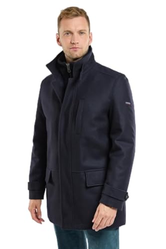 Manteau en drap de laine avec parementure Armor Lux pour homme