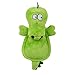 Hear Doggy Flatties with Chew Guard Technology Dog Toy, Gator
