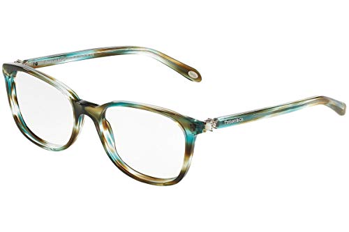 Tiffany & Co. Women's 2109hb Pearl Ocean Turquoise Frame Plastic Eyeglasses, 51mm