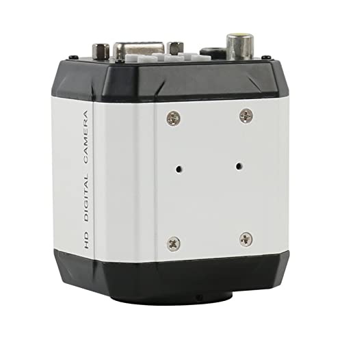 Microscopio, Cámara industrial de alta definición 2MP Cámara de microscopio VGA/USB/AV 3 -In-1 interfaz de salida microscopio biológico,Construcción robusta