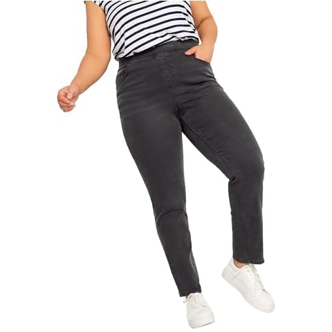 Yours Plus Size Low Rise Black Jeggings Cover