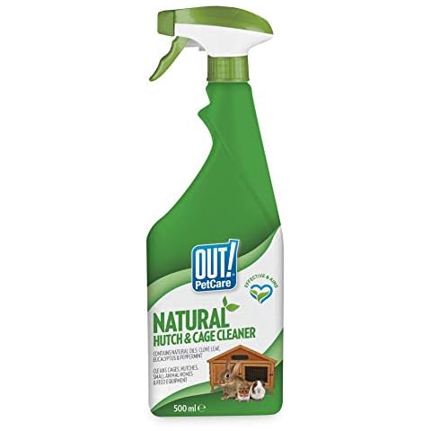 OUT! Natural Cage and Hutch Spray Cleaner, 500 ml Cover