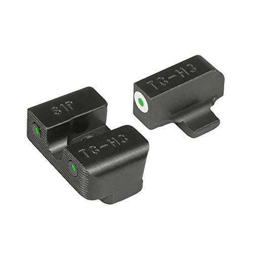 TRUGLO Tritium Pro Glow-in-The-Dark Handgun Night Sights for Sig Sauer Pistols, 6 Front / #8 Rear (excluding P365)