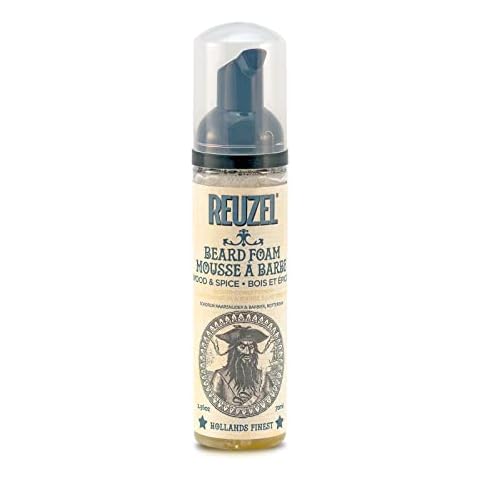 Reuzel Wood and Spice Beard Foam, Deodorizes Beard, 2.36 oz Cover
