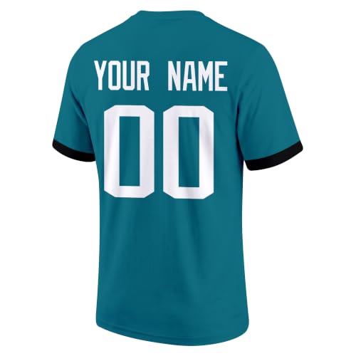 Image of T-Shirt Custom Name and Number Personalized Gifts | Crewneck Short Sleeves T-Shirt for Men S-4XL