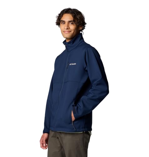 Columbia Mens Ascender Softshell Full Zip Rain Jacket, Collegiate Navy, X-Large4