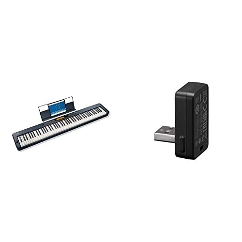 Casio CDP-360BKC5 Fully Weighted Hammer Action Digital Piano with optional Bluetooth capability & WU-BT10 Bluetooth Dongle - Les Beatles, Paul McCartney, John Lennon, RIngo Starr, George Harrison Casio CDP-360BKC5 Fully Weighted Hammer Action Digital Piano with optional Bluetooth capability & WU-BT10 Bluetooth Dongle