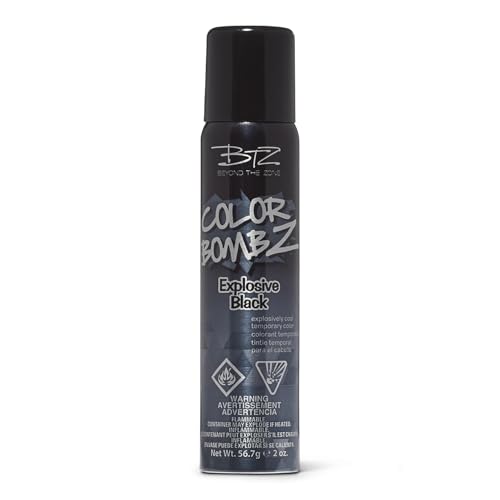Explosive Black Temporary Hair Color Spray