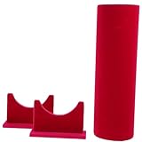 Soporte para aros de pelo: con una estructura estable y una base inferior plana, el soporte organizador de diademas puede colocarse en el escritorio de manera estable, soporte de exhibición de diademas para el cabello