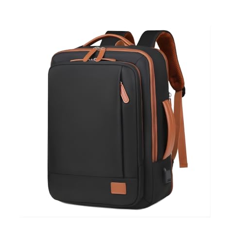 Mochila Grande para Notebook Expansível Executiva de Viagem Mochila Masculina Escolar e de Trabalho, PREMIUM (Preto)