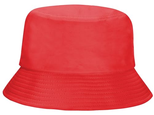 Image of Rosoz 1 & 2 Pack Bucket Hat for Women Men Summer Travel Beach Sun Hat Outdoor Cap Unisex Bucket Hats