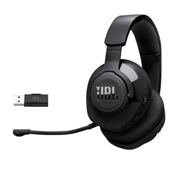 JBL, Fone de Ouvido Com Fio, Quantum 360 Wireless, Headset Gamer, Over Ear, Microfone Removível - Preto