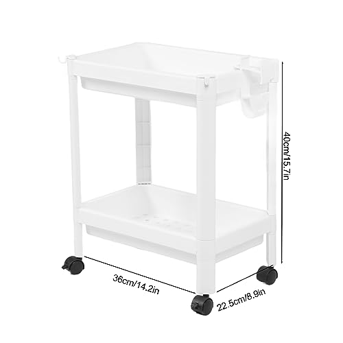 Étagère d'angle mobile à 2 étages gain de place pour maison