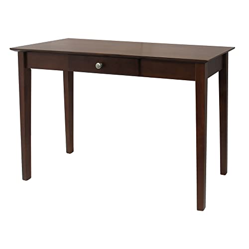 Winsome Rochester Console Table with Drawer, for Living Room, Hallway, Bedroom, 29', Antique Walnut