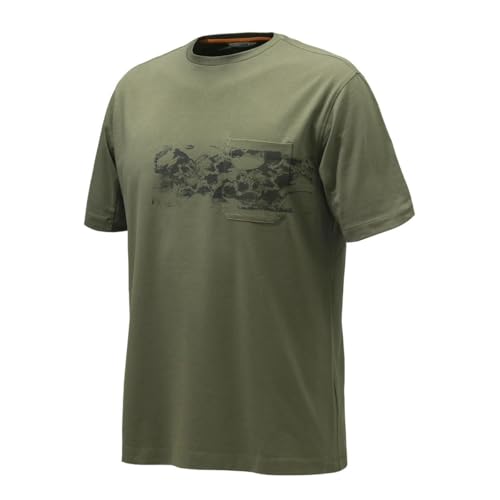 T-Shirt Tactical Beretta vêtements de tir homme Green Stone