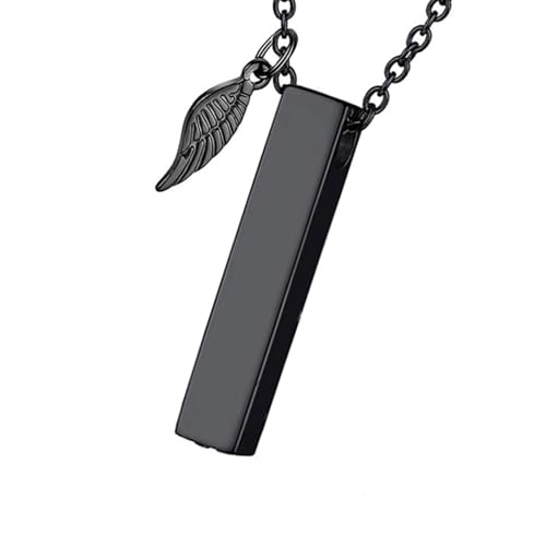 灰ホルダーネックレスペット電気メッキ天使の翼ロケットネックレス記念品骨壷ペンダントジュエリー犬猫記念猫メモリアルジュエリー