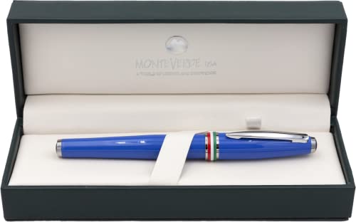 Stylo plume Monteverde Aldo Demain bleu clair écriture fluide sans fatigue manuelle