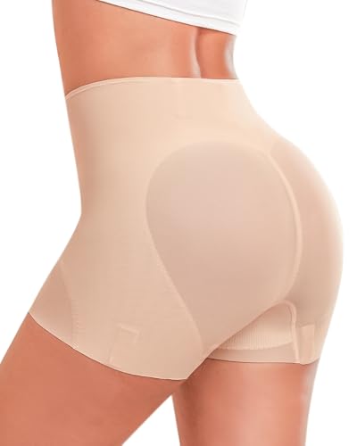 Nude Shorts Butt Lifting Panties for Women, Body Shaper Shorts Shapewear Tummy Control, Slip Shorts for Under Dresses