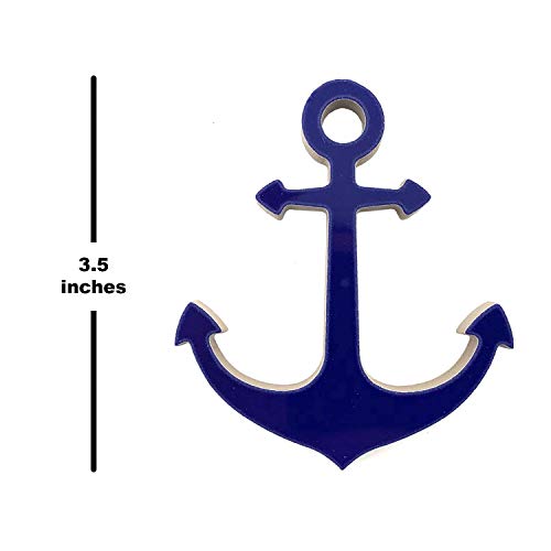 Marcadores para escalones de piscina en porcelana 3"x3.5" azul miniatura 2