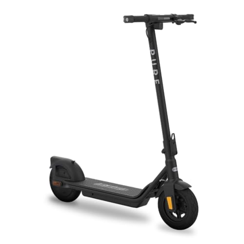 Pure Air⁴ Pro E-Scooter | Blinker | Lenkerstabilisierung | klappbar | Tempomat | Wasserfest (IP65) | Rekuperation | 16kg leicht & handlich | schwarz | starker Motor | große Reifen