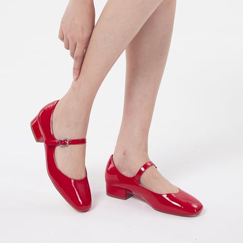 Chaussures Mary Jane plates confortables bout carré pointure 38 39 40