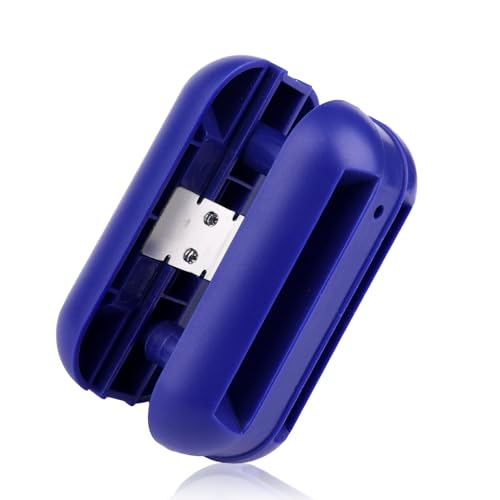 Coupe-Bordure, Portable Coupe-bordure pour Placage de Bois Antidérapant Outil Bande de Chant Coupe-Bordure en Bois pour le Travail du Bois Placage de Bois (Bleu)