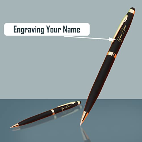 Image of Roshfort Free Engraving Personalized Ballpoint pens Refill Pen Blue Ink, Custom Gifts Capacitive Stylus Pen's for smartphones i Phone Android Tablets whatsap +91 9631056748