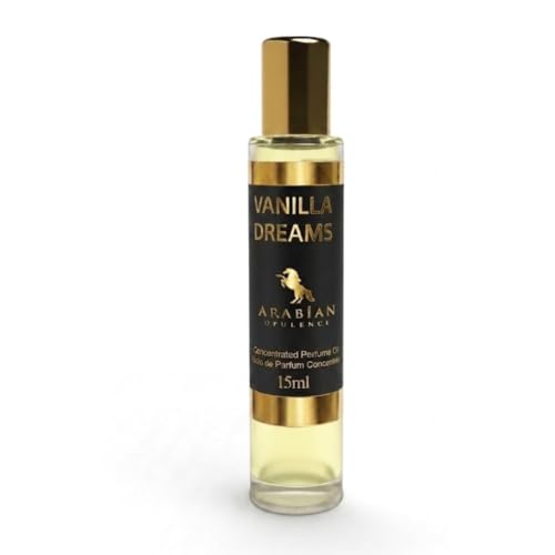 FR99 Arabian Opulence Vanilla Dreams Huile parfumée à bille | Huile corporelle concentrée | Parfum à base d'huile longue durée pour femme | Bouteille...