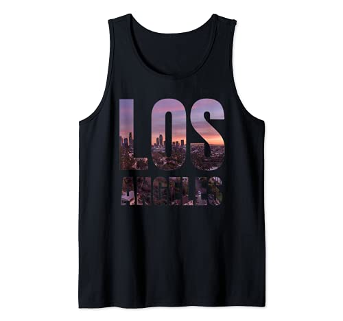 Los Angeles Skyline LA L.A. City California CA - Camiseta de regalo Camiseta sin Mangas