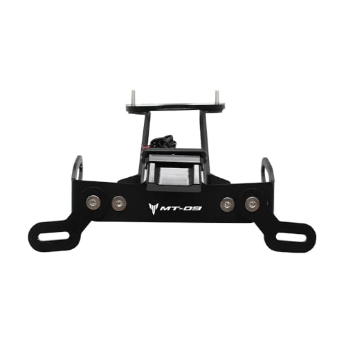 WLLBMDJ MT09 Motorcycle Accessories Tail Tidy Mount Bracket Rear Fender Eliminator License Plate Holder for Yamaha MT 09 MT-09 2021 2022(MT-09 Logo)
