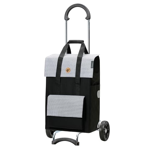 Andersen Einkaufstrolley - klappbar - 54 Liter - belastbar 40 kg - Stahlgestell - Rad Ø 15 cm - Scala Milla schwarz Andersen Einkaufstrolley - klappbar - 54 Liter - belastbar 40 kg - Stahlgestell - Rad Ø 15 cm - Scala Milla schwarz