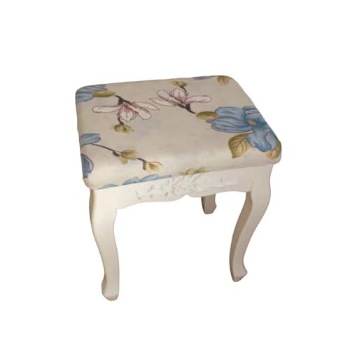 Elastic Rectangle Bar Stool Covers,Vanity Stool Covers Square,Foot Stool Seat Cushion Covers,Dressing Chair Covers,Saddle Seat Covers,Counter Stool Cover,Stool Covers for Rectangle Stools