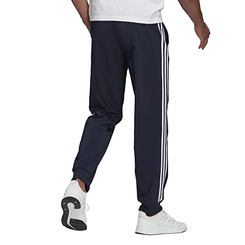 adidas Men's Aeroready Essentials Tapered Cuff Woven 3-Stripes Pants2
